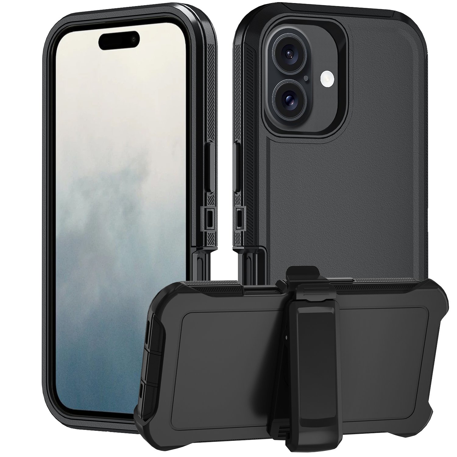 Simple all-inclusive moisture-proof and break-proof mobile phone case for iPhone 16