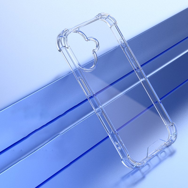 For iPhone 16 Clear Case Anti Drop PC TPU Transparent Mobile Phone Case Cover For iPhone 16 15 14 Pro Max 16 Plus Funda