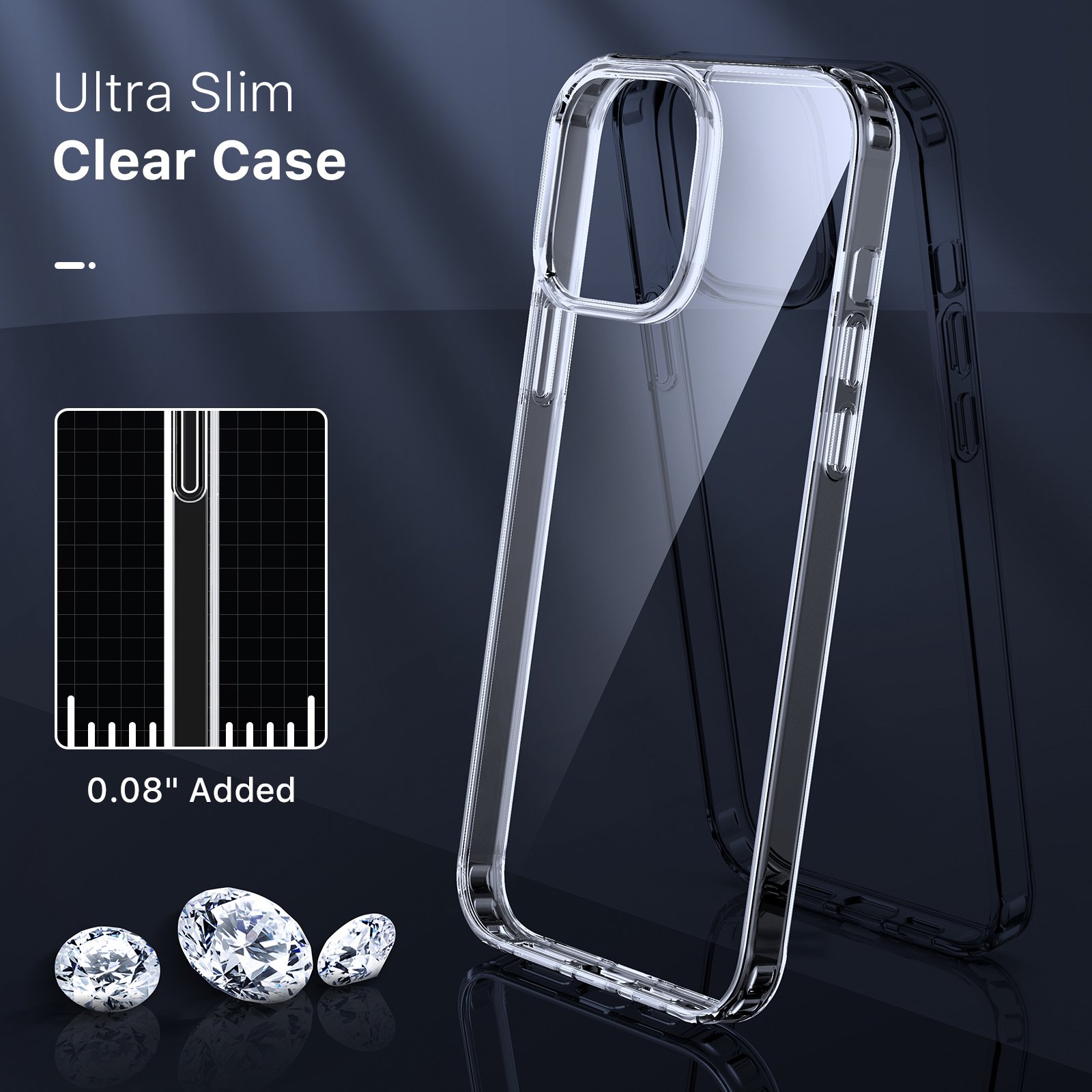 High Quality Mobile Phone Case Shock-proof And Anti-fall Buffer Does Transparent Protective Case For iPhone 15 Pro Max Case