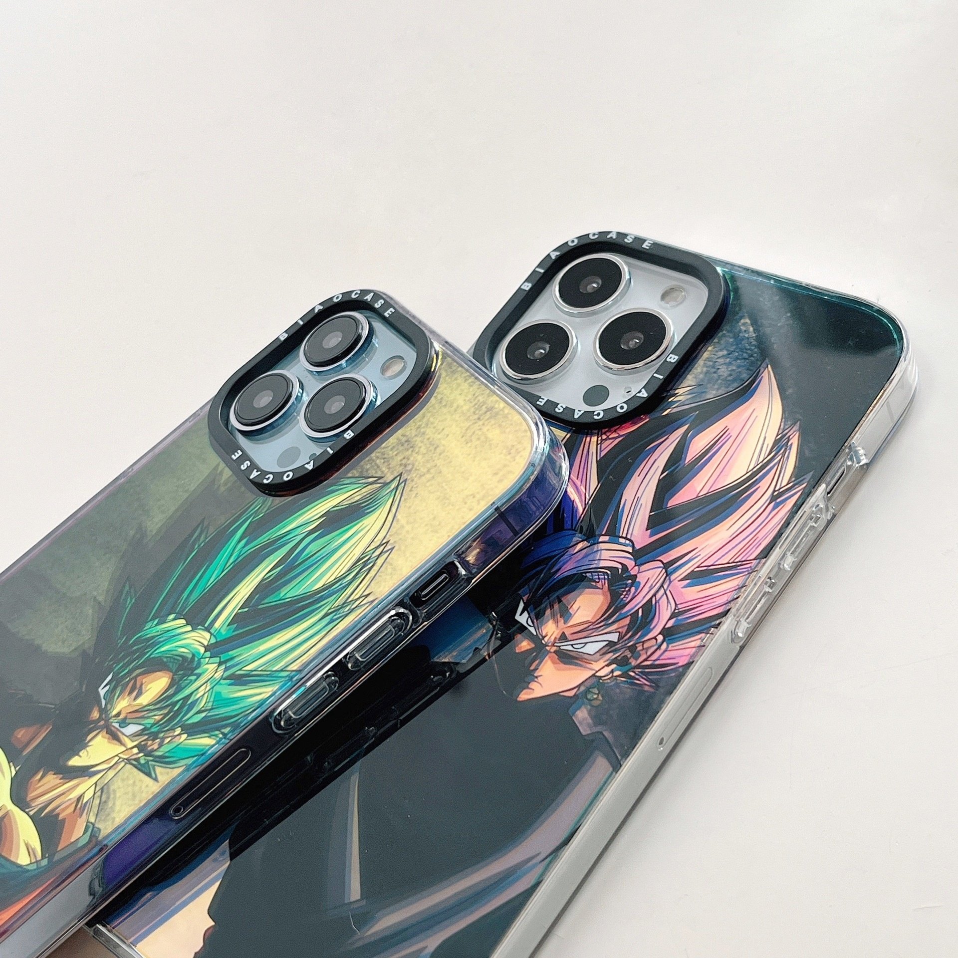 Cool Anime Character Phone Cases for iphone15 14 13 12 pro max Comic Manga Collections Glossy Mobile Covers