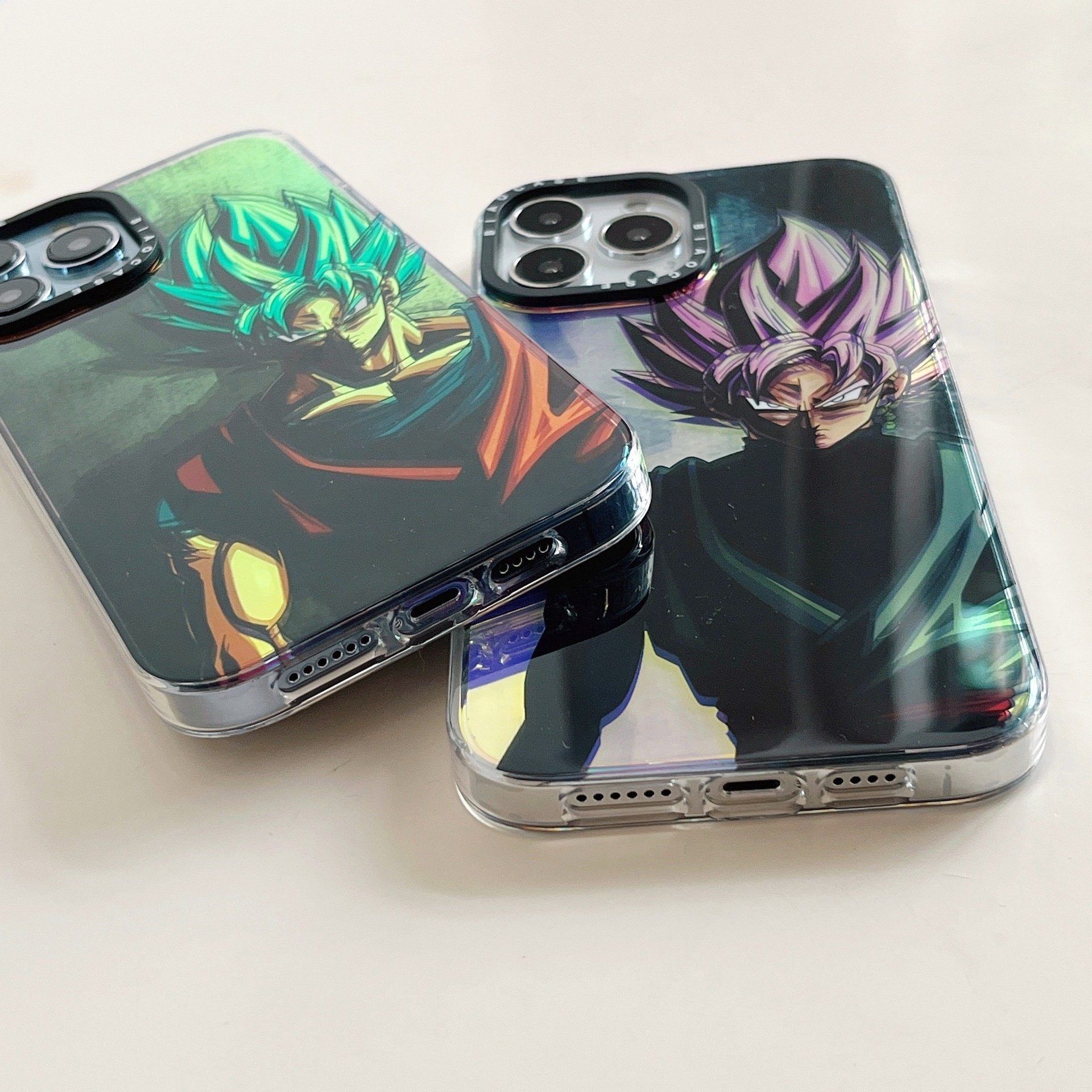 Cool Anime Character Phone Cases for iphone15 14 13 12 pro max Comic Manga Collections Glossy Mobile Covers