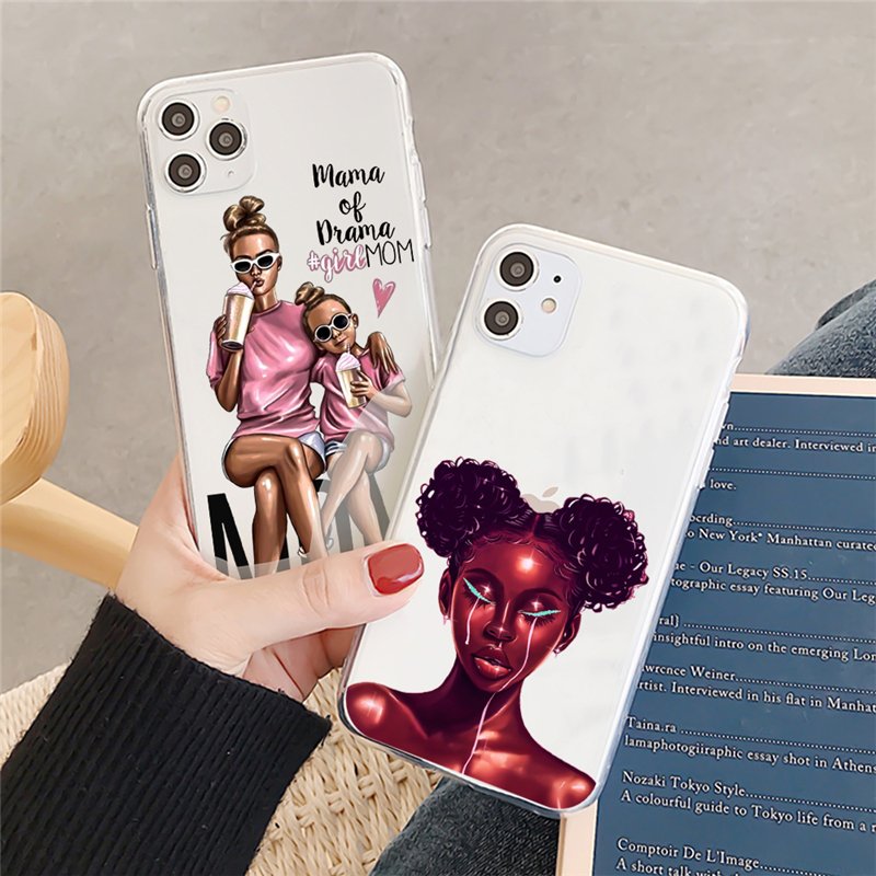Melanin Poppin sexy girl TPU cell Phone Case For iPhone 13 pro max