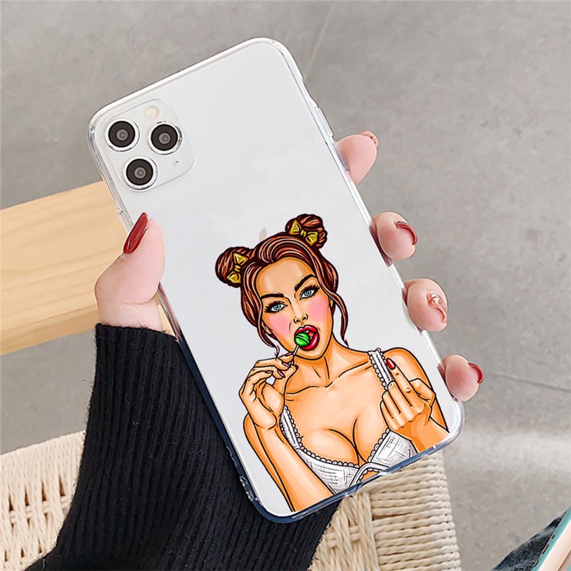 Melanin Poppin sexy girl TPU cell Phone Case For iPhone 13 pro max