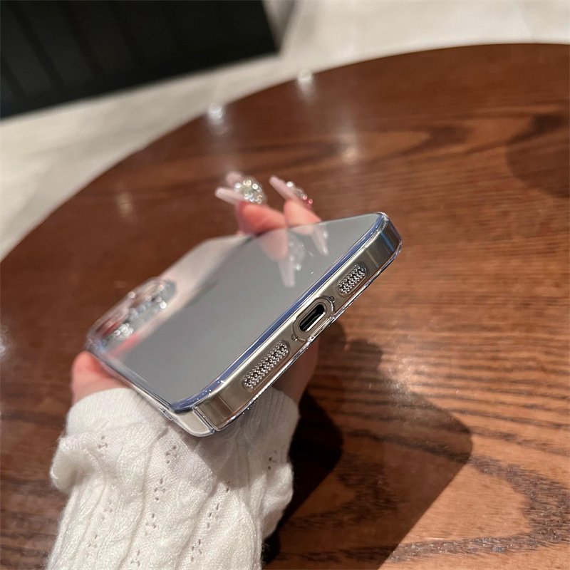 High quality Ultra-thin clear Phone Case For iPhone 16 15 14 13 12 Pro Max Simples PC Hard Shell Full Cover Shockproof Cover