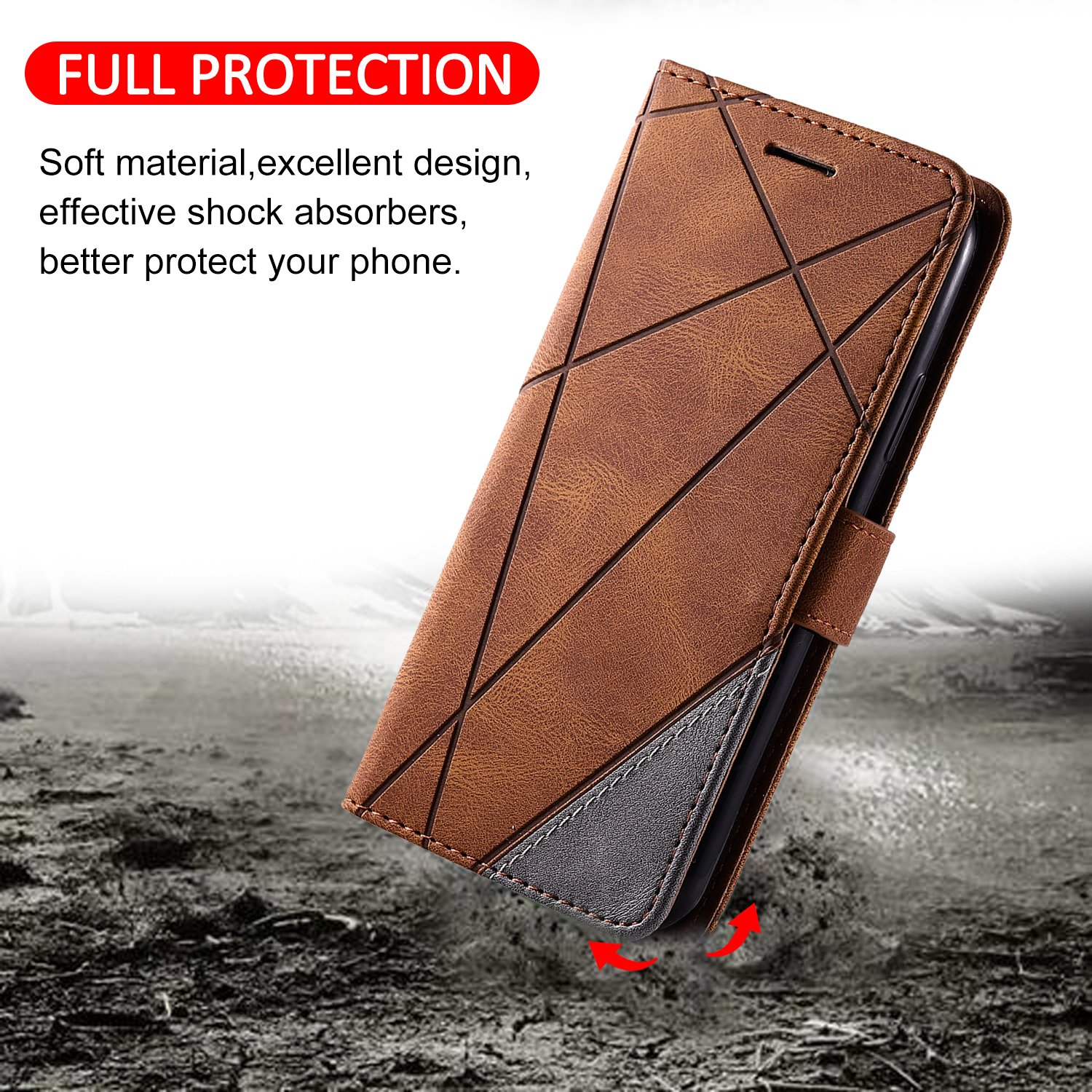 Luxury TPU+PU Flip Wallet Phone Case for iphone 15 14 13 12 pro Fashion leather phone case for iphone 14 13 12 11