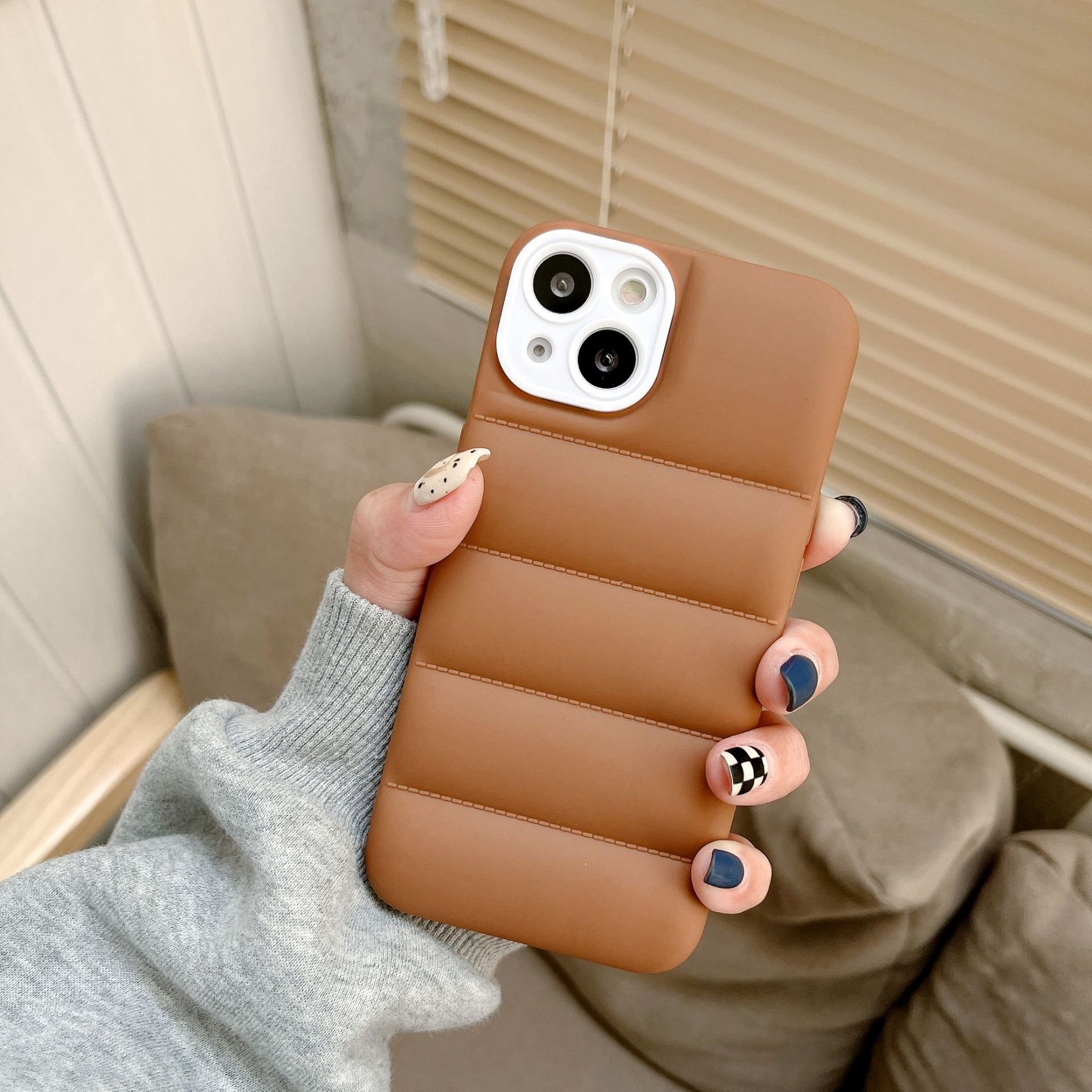 Down Jackets Cover TPU mobile Phone Cases for iphone 11 12 14 plus pro max