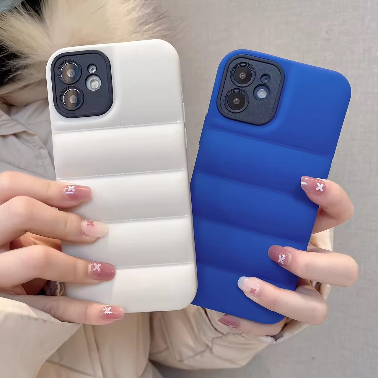 Down Jackets Cover TPU mobile Phone Cases for iphone 11 12 14 plus pro max