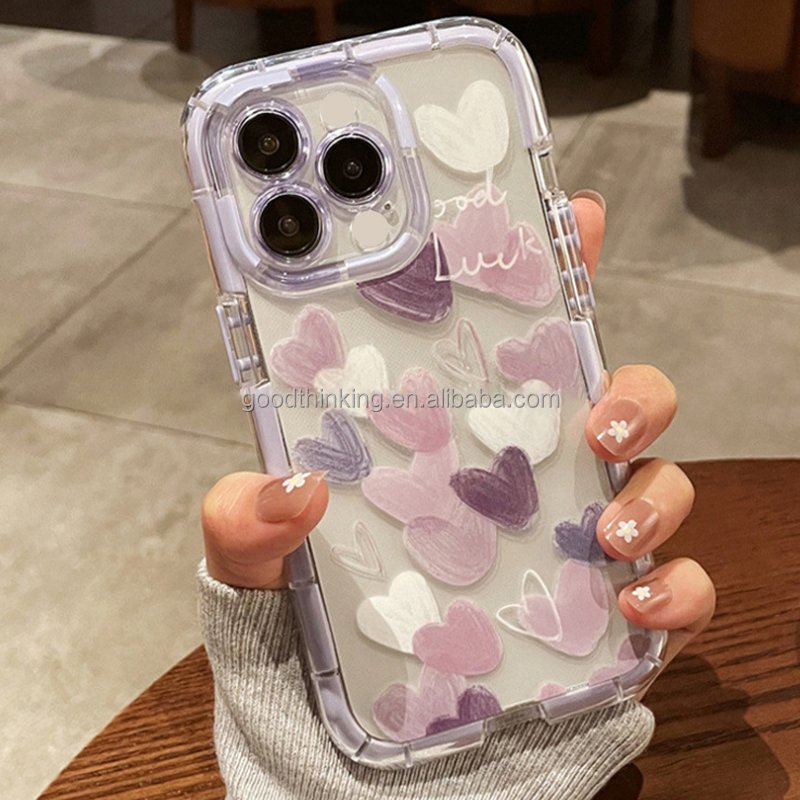 silicon soft smart phone protection case Factory wholesale OEM ODM Transparent cute mobile phone cases & covers