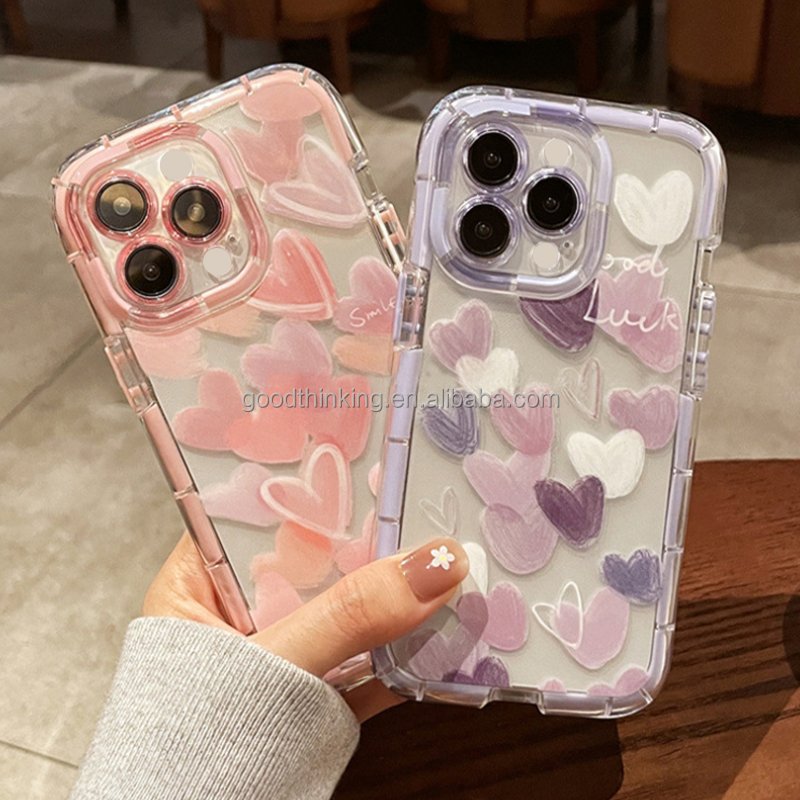 silicon soft smart phone protection case Factory wholesale OEM ODM Transparent cute mobile phone cases & covers