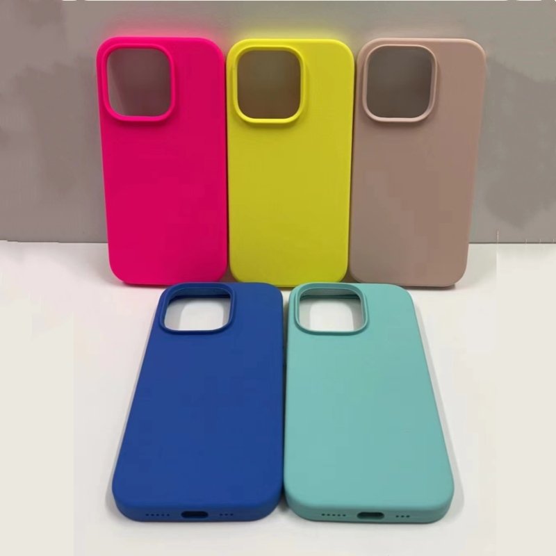 Custom With without logo Tpu Cell Original Silicone Phone Case For Apple iPhone samsung
