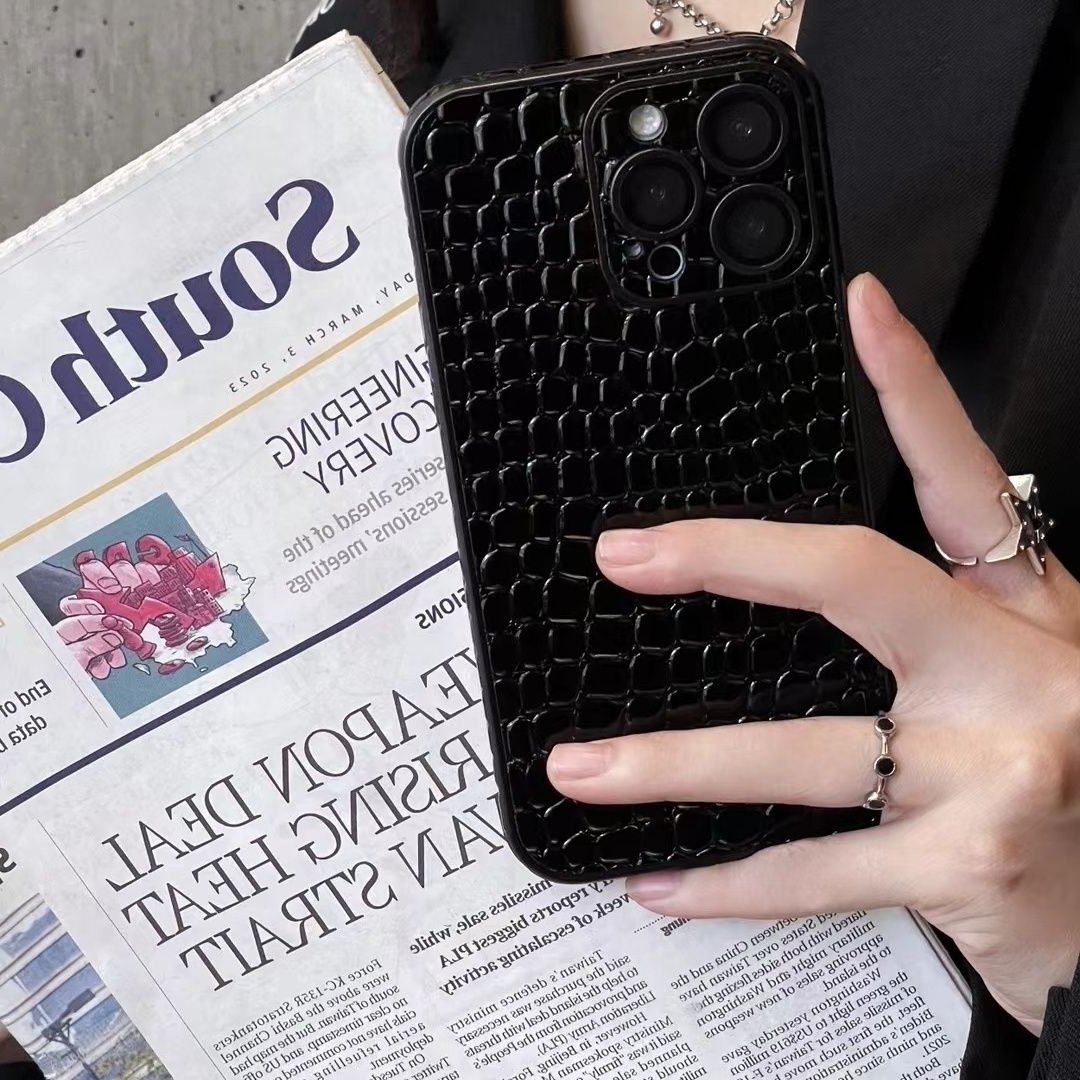 Luxury New Pu Leather Crocodile Skin Phone Cover Apple Mobile Phone Bags Cases Accessories 2024 for Apple Iphone 15 12 13 14