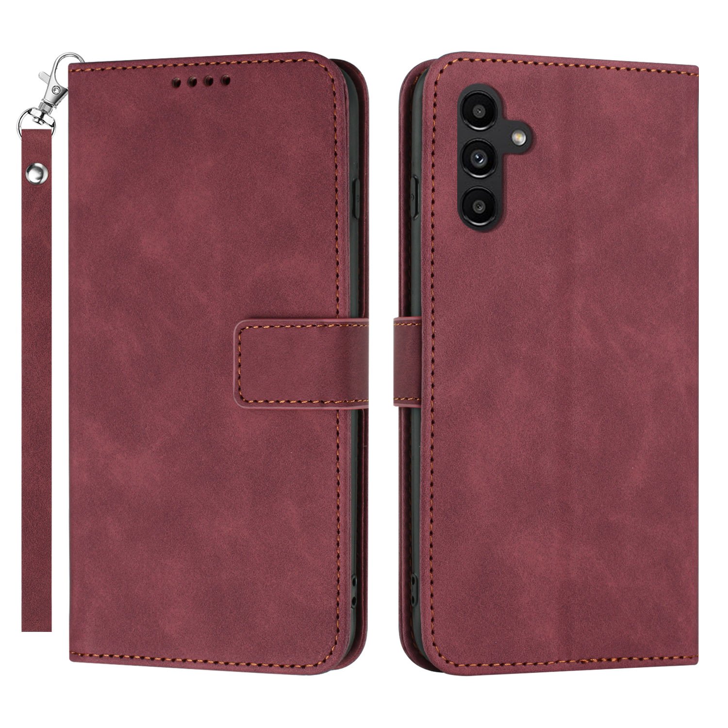 Luxury Leather Cell Phone Case Magnetic Flip Cover Wallet Credit Card Case Holder Mobile Phone Case for Samsung Galaxy S23 Ultra