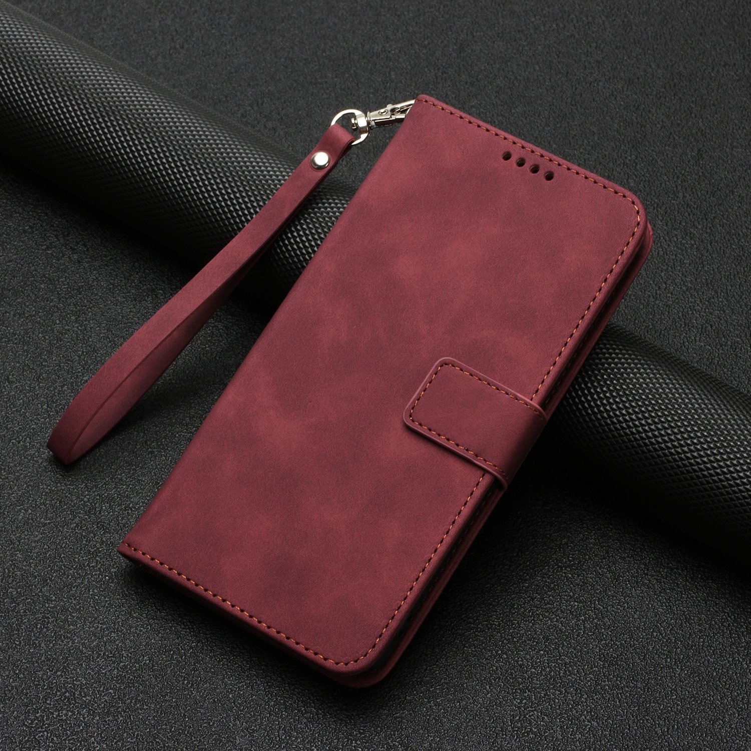 Luxury Leather Cell Phone Case Magnetic Flip Cover Wallet Credit Card Case Holder Mobile Phone Case for Samsung Galaxy S23 Ultra