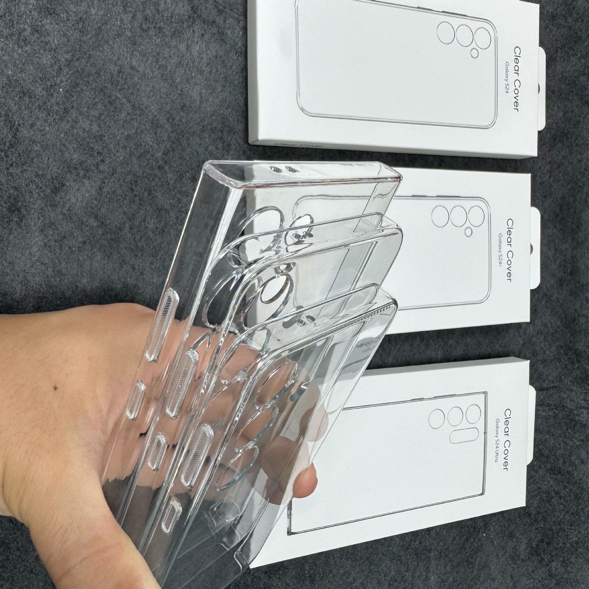 Trending hot Anti-fall Clear official Phone Case For Samsung S23 S24 Ultra Transparent Cover For Samsung S23 fe Samsung Ultra