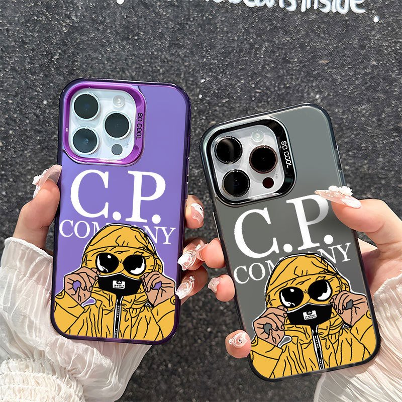 Popular Fashion Brand CP Masked Boy Phone Case for iPhone 16 15 14 Pro Max Stylish Personalized Trend Colorful Mobile Cover