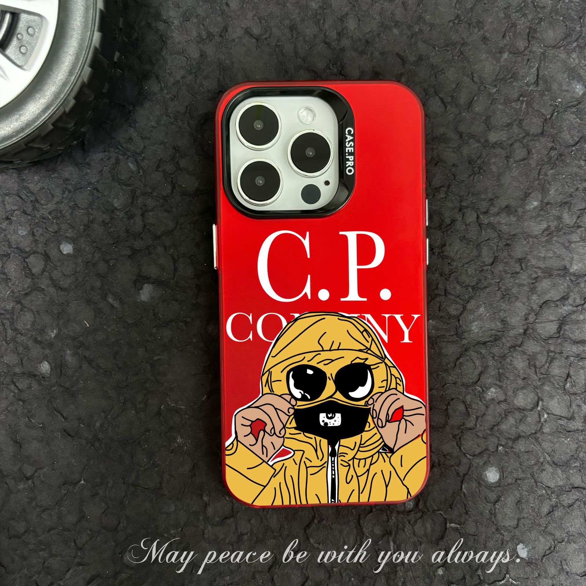 Popular Fashion Brand CP Masked Boy Phone Case for iPhone 16 15 14 Pro Max Stylish Personalized Trend Colorful Mobile Cover