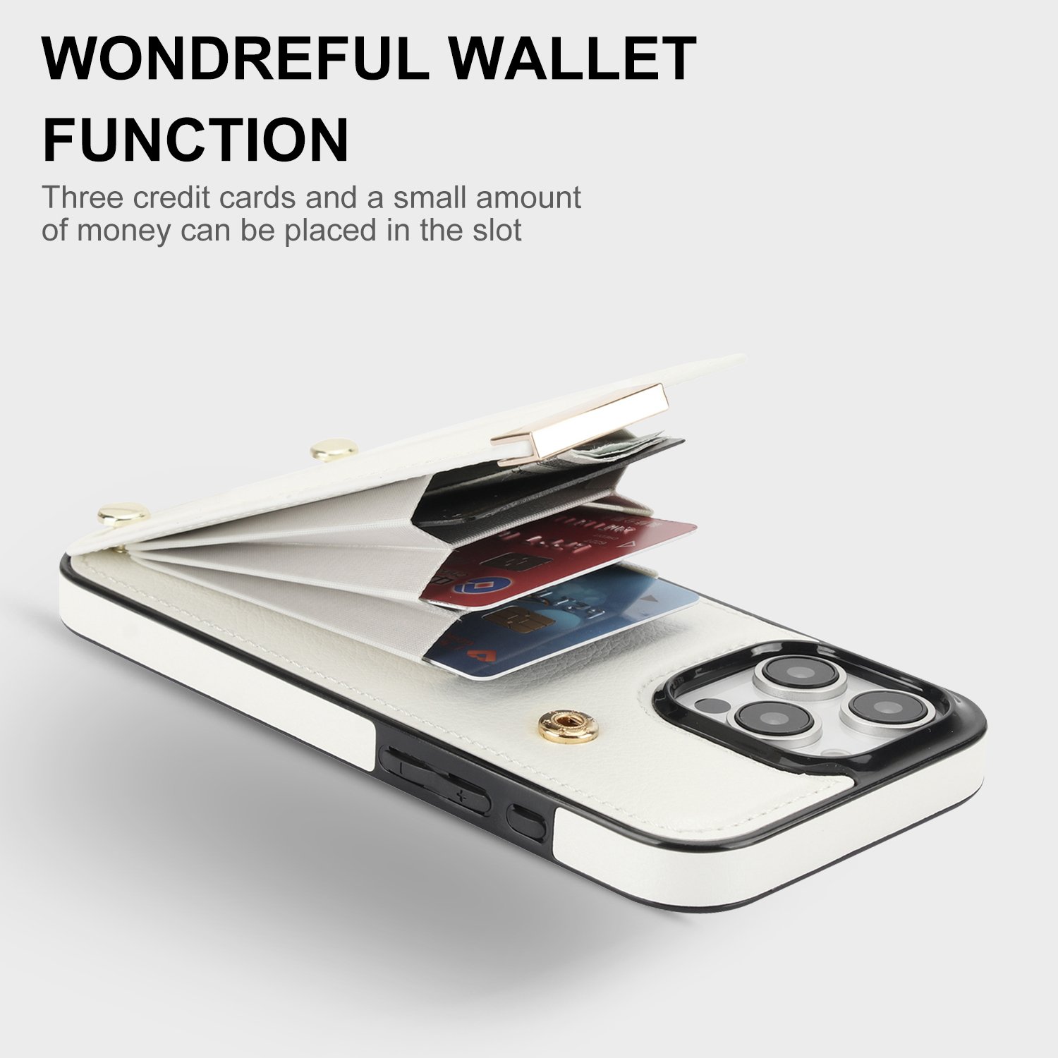 Mobile phone case for iPhone 16 Pro max For iPhone 16 mobile phone holster Shockproof PU Leather Card Slots Phone Case