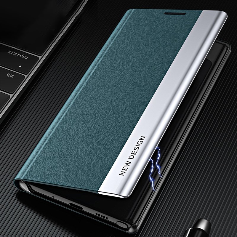 Luxury Electroplating Leather Flip Book Mobile Phone Case For Samsung Note 20 Ultra 5G 10 Plus Back Cover Fundas Magnetic Bag