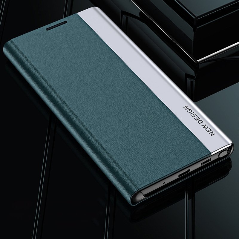Luxury Electroplating Leather Flip Book Mobile Phone Case For Samsung Note 20 Ultra 5G 10 Plus Back Cover Fundas Magnetic Bag