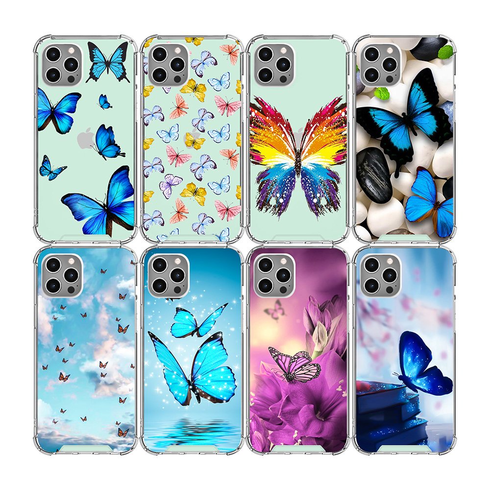 Shockproof sexy lace butterfly Mobile Phone Case For iPhone 14 pro max