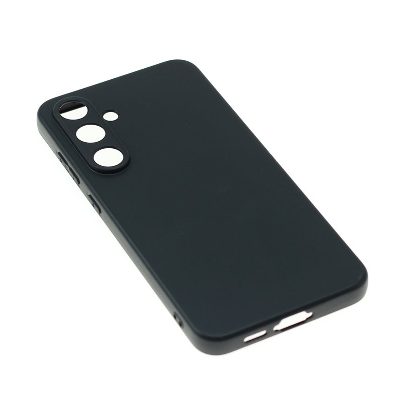 Manufacturer Wholesale Matte TPU Cases Soft Frosted Back Cover Silicone Mobile Phone Case For Samsung Galaxy S24 FE 5G Black