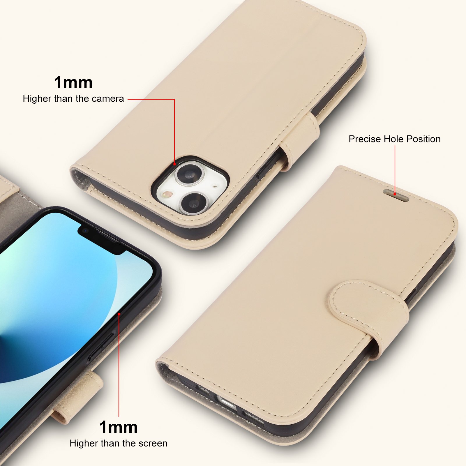 Eco Bio Apple Peel Vegan Leather Magnet Flip Book Cover Phone Case For iPhone 16 15 14 13 Pro Max Wallet Case With Card Holder