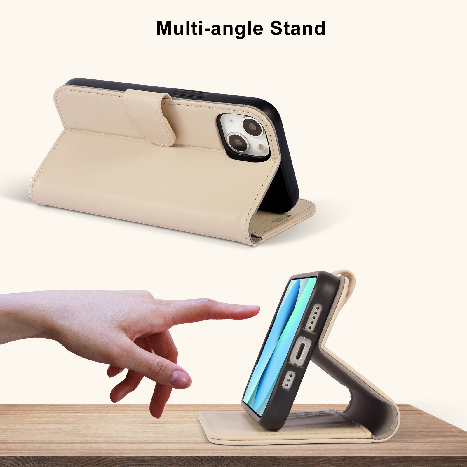 Eco Bio Apple Peel Vegan Leather Magnet Flip Book Cover Phone Case For iPhone 16 15 14 13 Pro Max Wallet Case With Card Holder