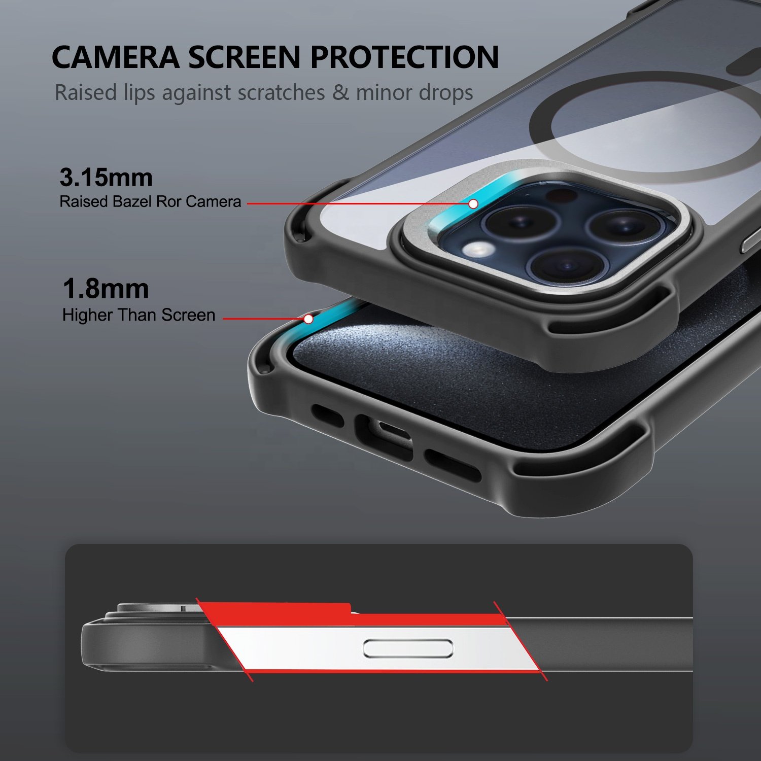 Premium iPhone 16 Phone Case Manufacture Shockproof Camera Kickstand Magnetic Metal Case For iPhone 15 Pro Max 16 Mobile Case
