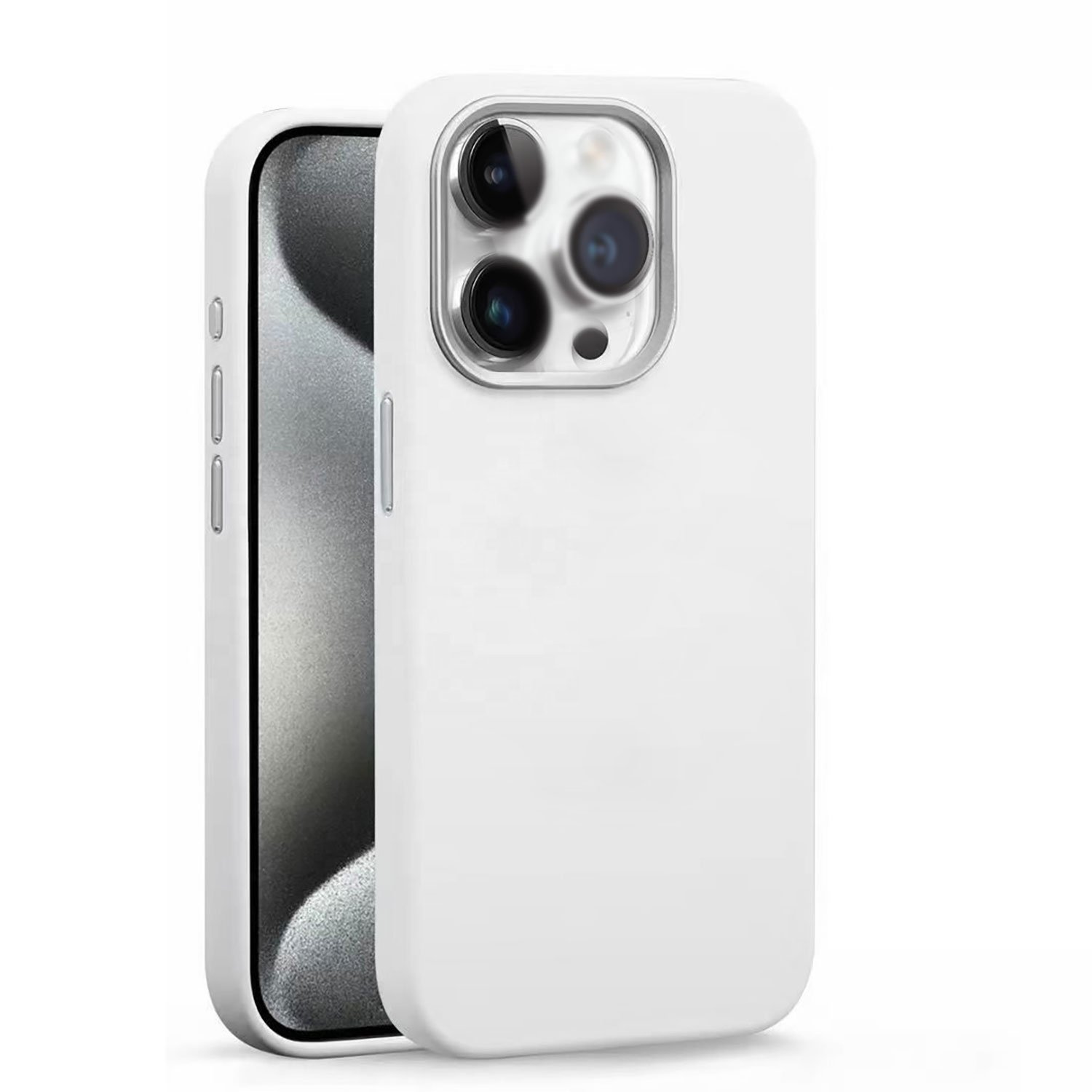 2024 Beelan Premium Phone Case Liquid Silicone Magnetic Case With Camera Ring Shockproof Cover For iPhone 16 Pro Max 15 Pro Case