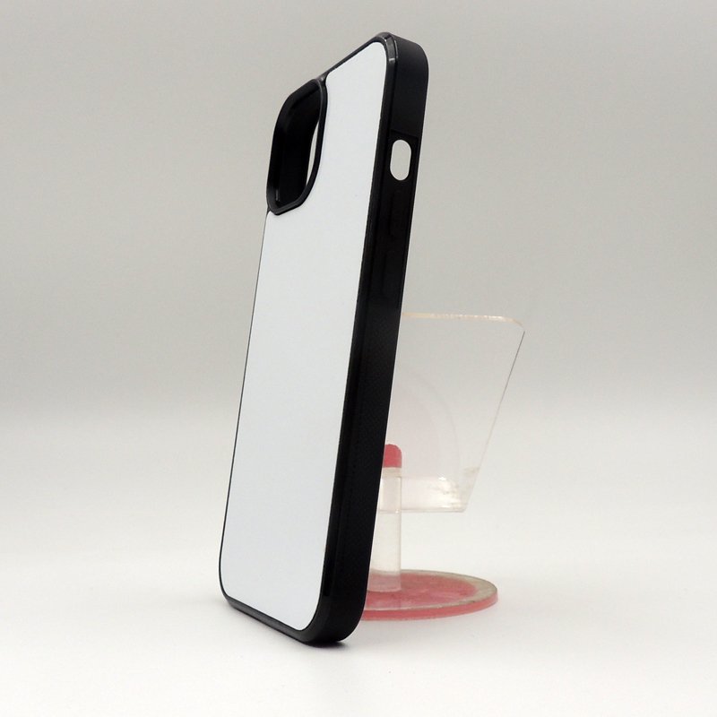 Factory Sales Soft Rubber 2D Blank Sublimation Mobile Phone Case For Iphone 14 ,Diy Printing Phone Cover With Metal Sheet