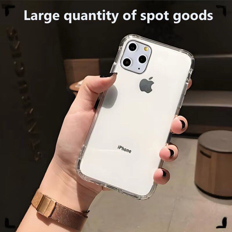 Back Cover Soft TPU Clear Transparent Sublimation Custom Cell Mobile Phone Case For iPhone 15 14 13 12 11 Pro Max 8 X Plus xr xs