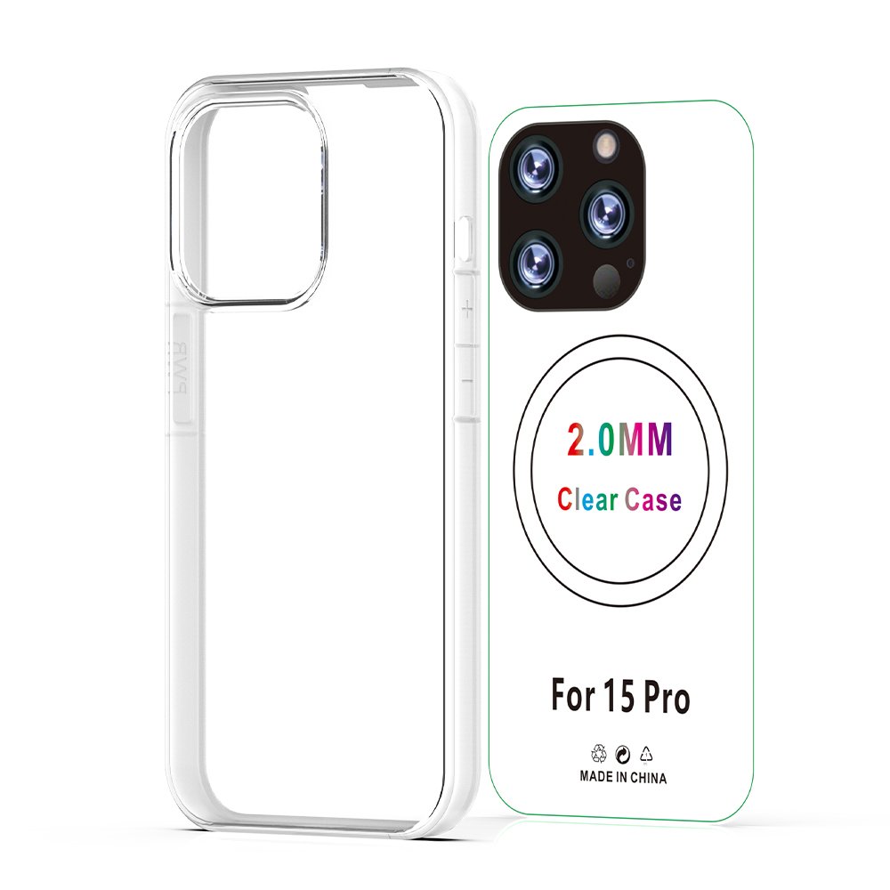 For iPhone 15 16 Pro case anti-scratch Soft Clear Cover hot sale 2MM TPU Transparent Phone case For iPhone 15 13 12 11