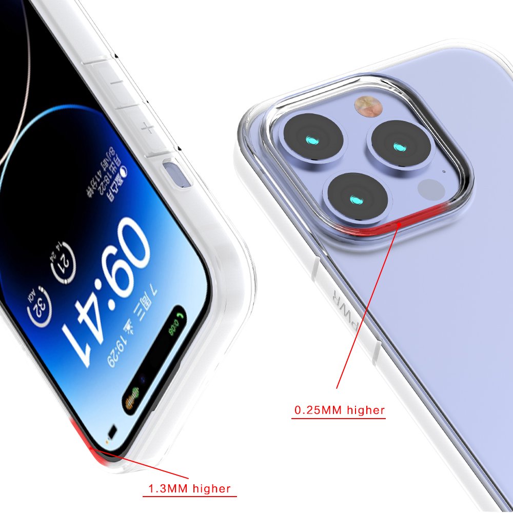 For iPhone 15 16 Pro case anti-scratch Soft Clear Cover hot sale 2MM TPU Transparent Phone case For iPhone 15 13 12 11