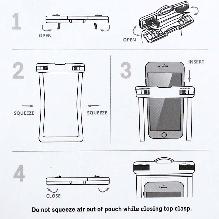 Wholesale Custom Waterproof Full Seal Mobile Phone Case Transparent PVC Water Protector Phone Bag for Outdoor Swimming Sports