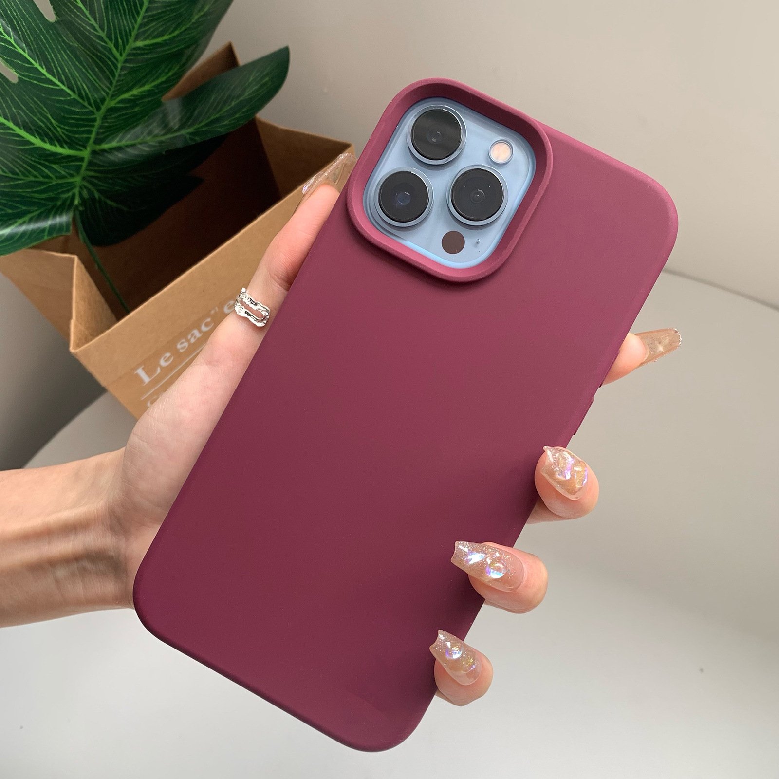 For 15 Pro Max X Silicon Mobile Phone Cases Iphone Liquid Silicone Case