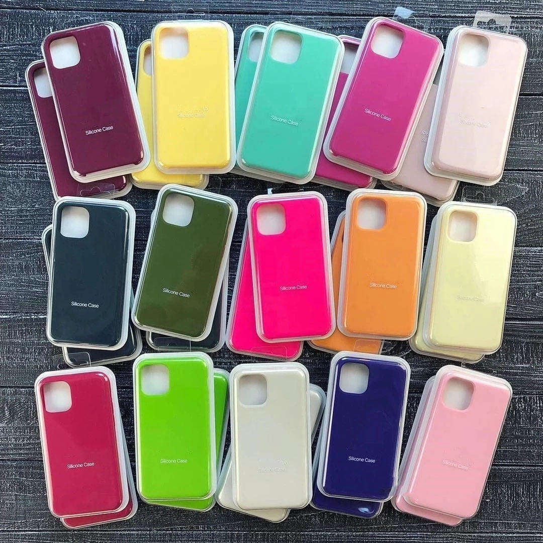 For 15 Pro Max X Silicon Mobile Phone Cases Iphone Liquid Silicone Case