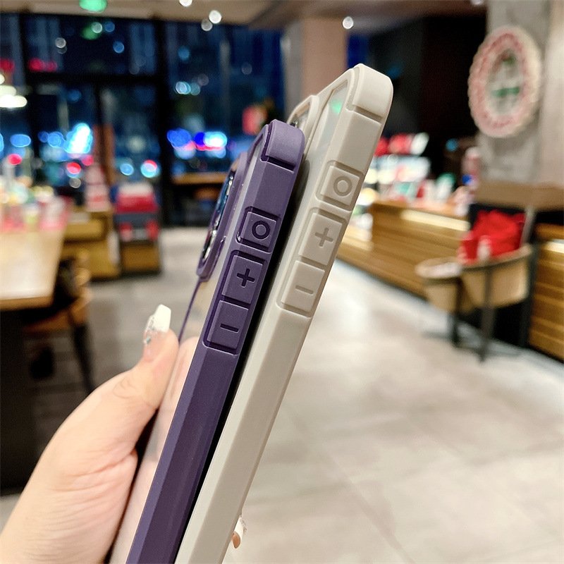 High quality Strong Protection Phone shockproof Cover For iPhone 12 13 14 15 16 Acrylic PC Transparent phone case