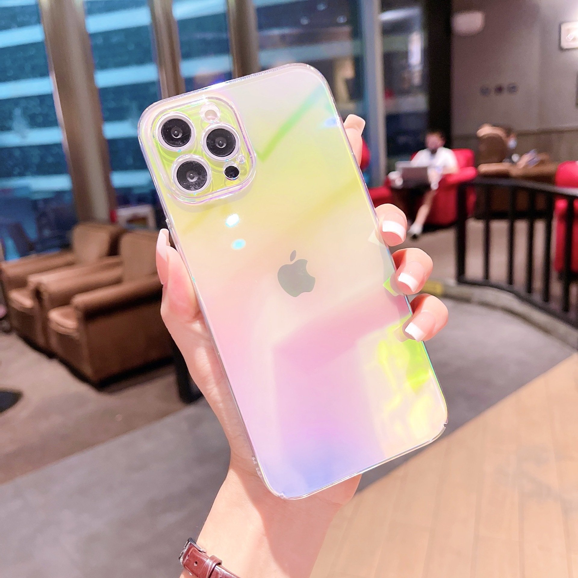 Laser rose red mobile phone case for Huawei for Honor For iphone