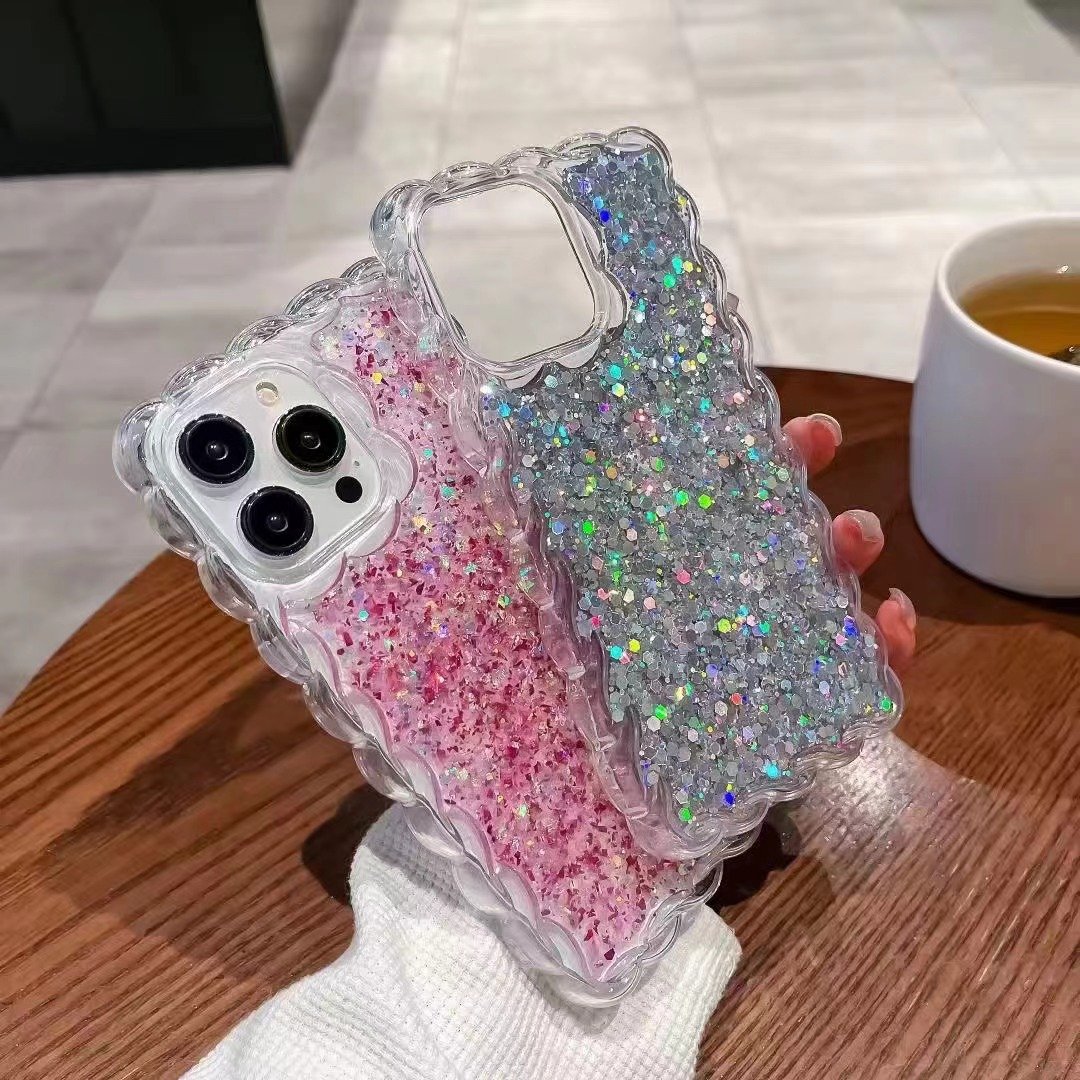 New Trending Luxury Phone Case for iPhone15 pro Designer Glitter Mobile Phone Cases for iPhone 12 13 14 15