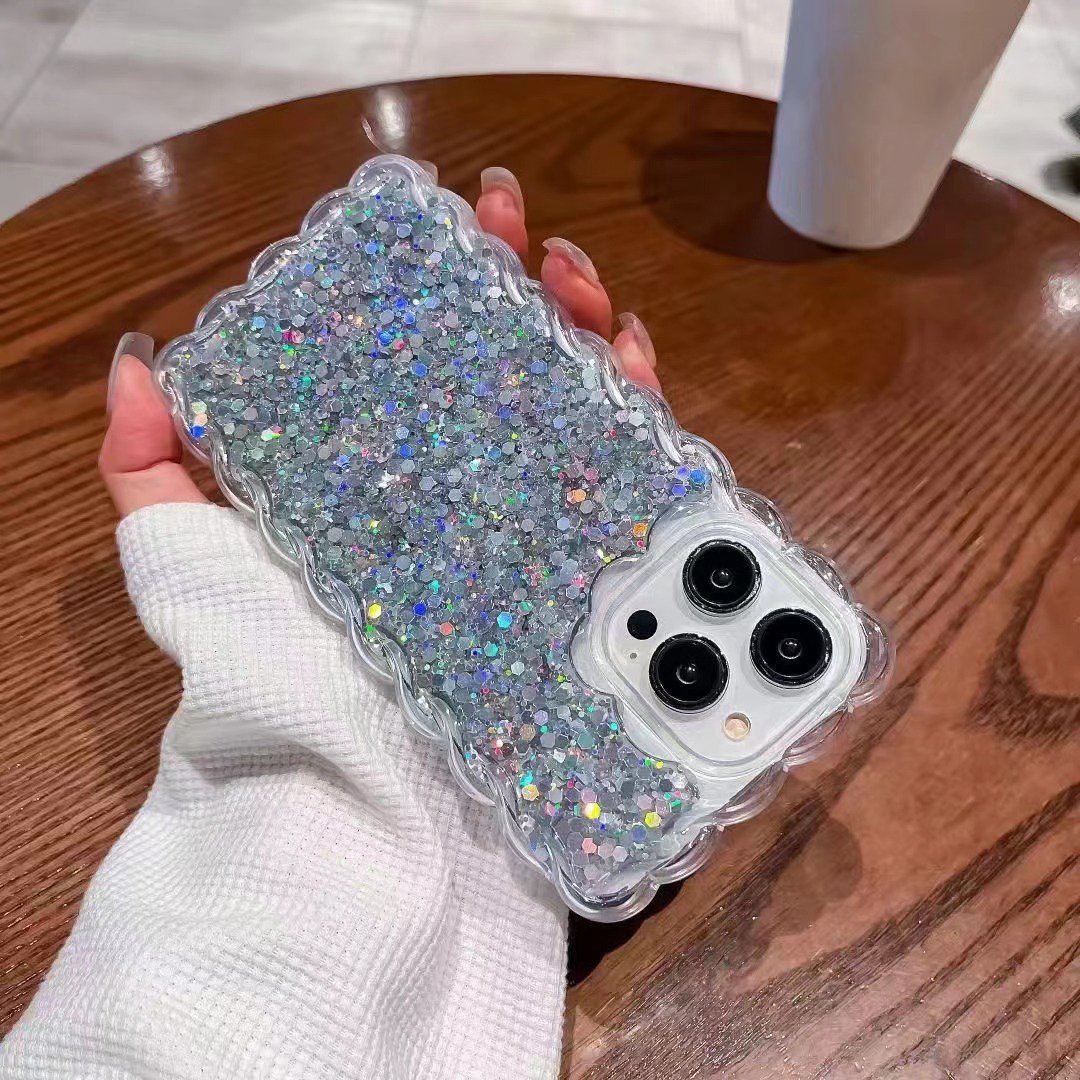 New Trending Luxury Phone Case for iPhone15 pro Designer Glitter Mobile Phone Cases for iPhone 12 13 14 15