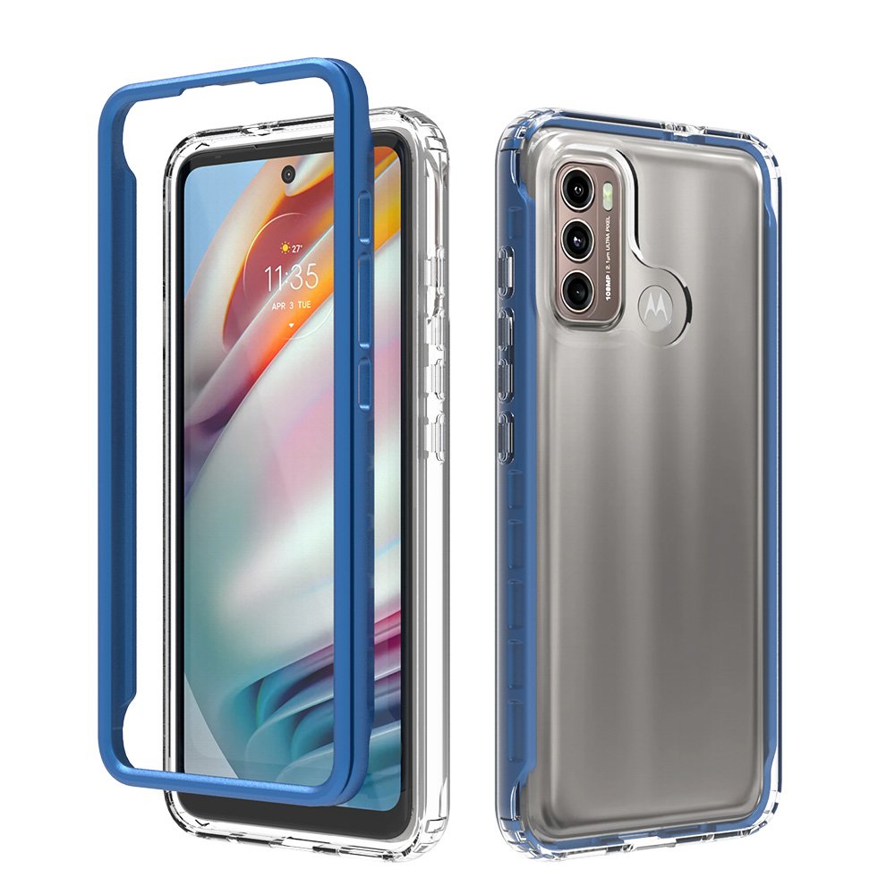 Hybrid Mobile Phone Cover Case For MOTO G60 PC TPU 2 in 1 Cellphone Cases For Motorola G60