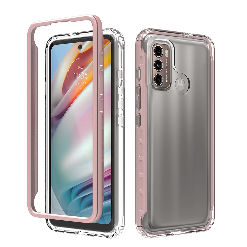 Hybrid Mobile Phone Cover Case For MOTO G60 PC TPU 2 in 1 Cellphone Cases For Motorola G60