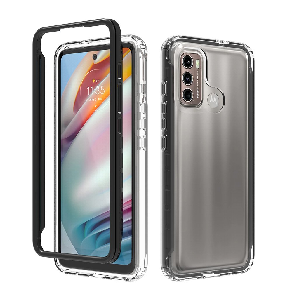 Hybrid Mobile Phone Cover Case For MOTO G60 PC TPU 2 in 1 Cellphone Cases For Motorola G60