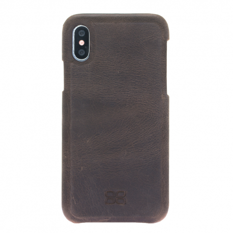 Cowhide Leather Protective Detachable mobile phone case for iphone X