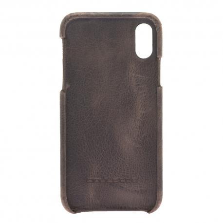 Cowhide Leather Protective Detachable mobile phone case for iphone X