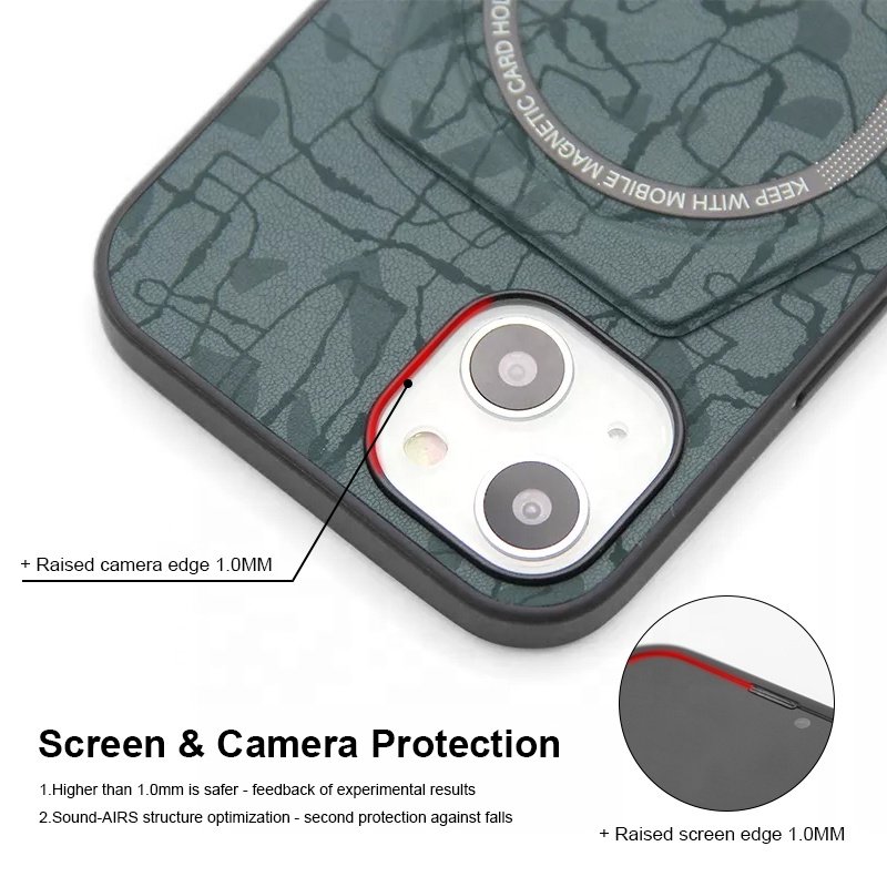 Custom PC TPU Magnetic Mobile Phone Case For iPhone 12 13 14