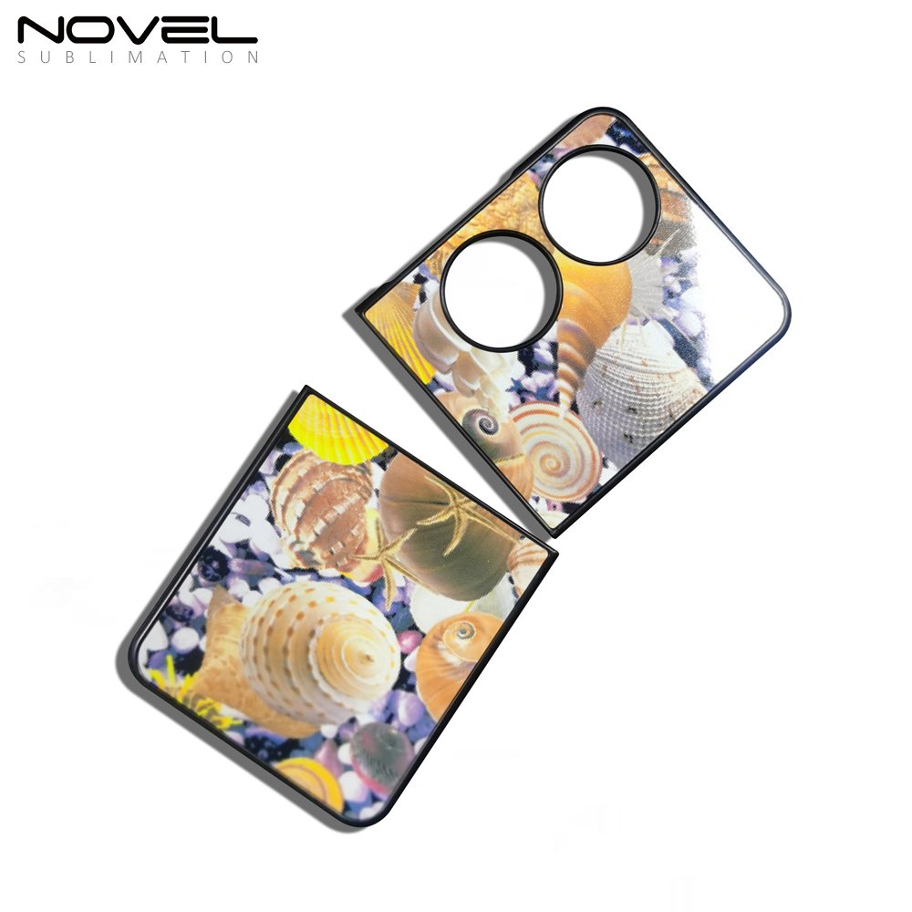 New Arrival For Huawei P50 Pocket Foldable 2D PC Sublimation Blank Hard Plastic Phone Cover Folding Phone Case