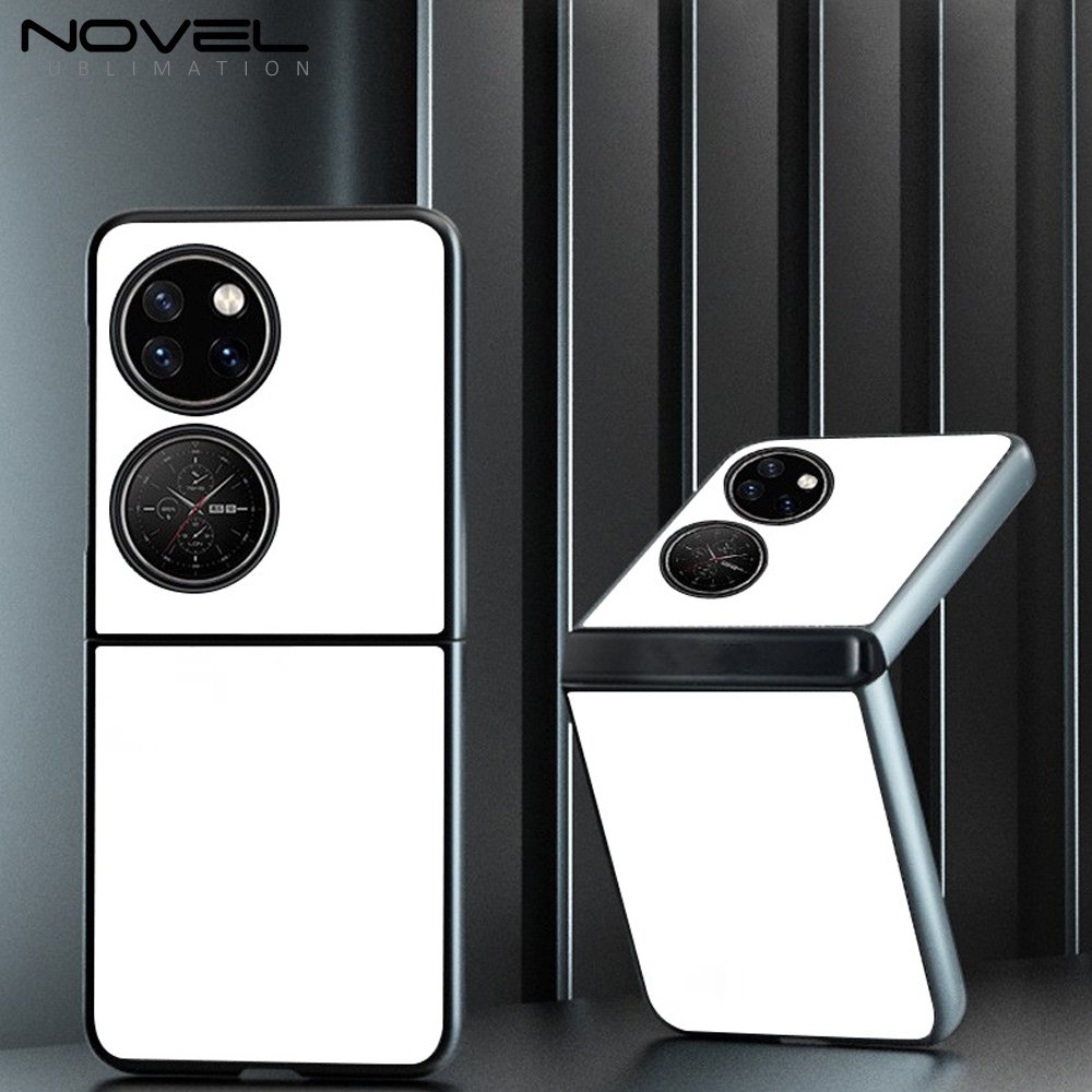 New Arrival For Huawei P50 Pocket Foldable 2D PC Sublimation Blank Hard Plastic Phone Cover Folding Phone Case