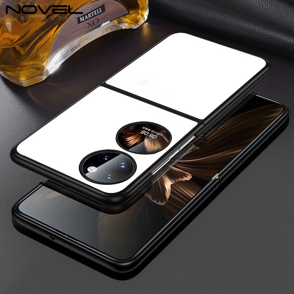 New Arrival For Huawei P50 Pocket Foldable 2D PC Sublimation Blank Hard Plastic Phone Cover Folding Phone Case