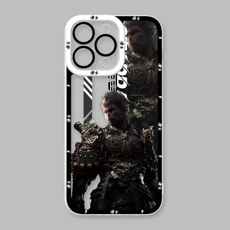Black Myth Wukong Transparent Cell Phone Cover TPU Clear Mobile Phone Case for iPhone 16 15 14 13 12 11 pro max plus